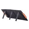 VEVOR Portable Monocrystalline Solar Panel, Monocrystallin120W Foldable e ETFE Solar Charger, 23% Efficiency Solar Panel with Type C, DC 18V