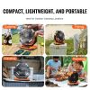 VEVOR Portable Fan Rechargeable 13 inch, Battery Powered Fan with LED Lantern, 4 Speeds Adjustable & 45¬∞/90¬∞Automatic Swivel & Timer
