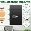 Depository Drop Safe, Front Drop Slot Lock Box with Digital Combination and Anti-Fishing, Silent Deposit Safe Box