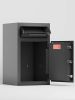 Depository Drop Safe, Front Drop Slot Lock Box with Digital Combination and Anti-Fishing, Silent Deposit Safe Box