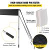 VEVOR T-Top Sun Shade Kit 5' x 5', UV-Proof 600D Polyester T-top Extension Kit with Rustproof Steel Telescopic Poles, Waterproof T-Top Shade Kit