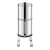 VEVOR 2.25G Gravity-fed Water Filter Countertop System Stainless Steel 2 Filters