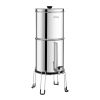 VEVOR 2.25G Gravity-fed Water Filter Countertop System Stainless Steel 2 Filters