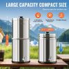 VEVOR 2.25G Gravity-fed Water Filter Countertop System Stainless Steel 2 Filters