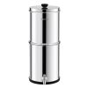 VEVOR 2.25G Gravity-fed Water Filter Countertop System Stainless Steel 2 Filters